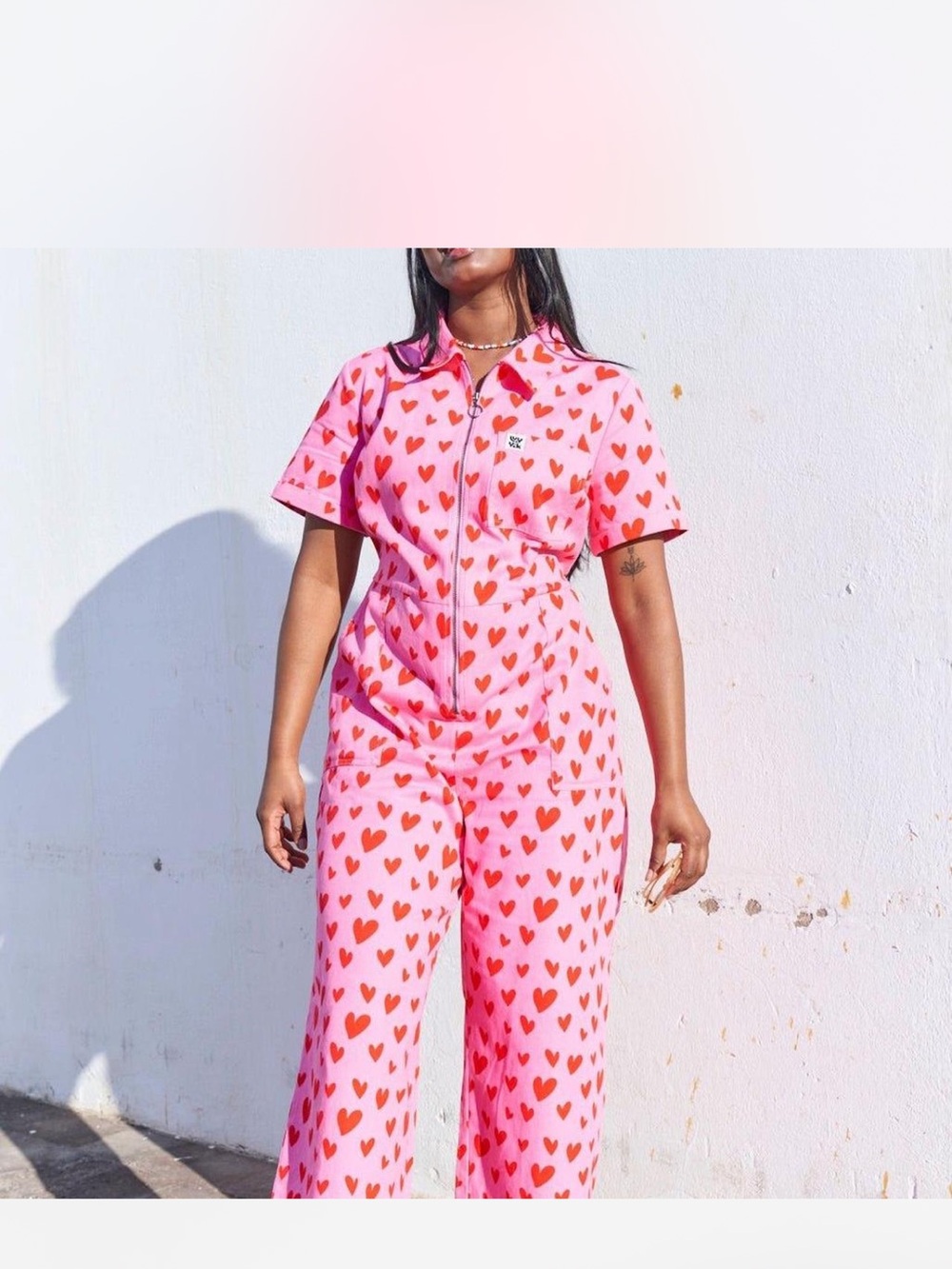 Lucky and yak heart boiler suit uk 20 us16 - Picture 2 of 8